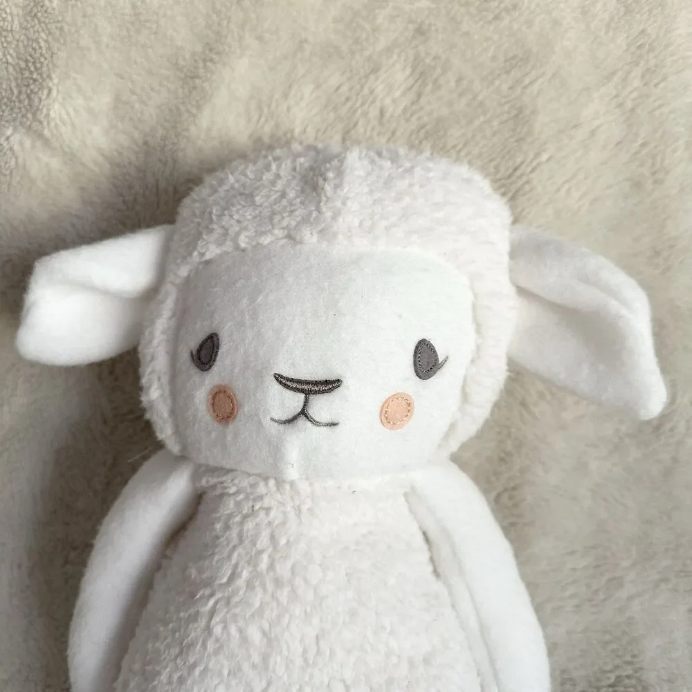 Hallmark Sherpa Lamb 15” Off White Cream Bean Bag Plush Stuffed Animal